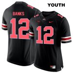 Youth NCAA Ohio State Buckeyes Sevyn Banks #12 College Stitched Authentic Nike Red Number Black Football Jersey FV20U75TO